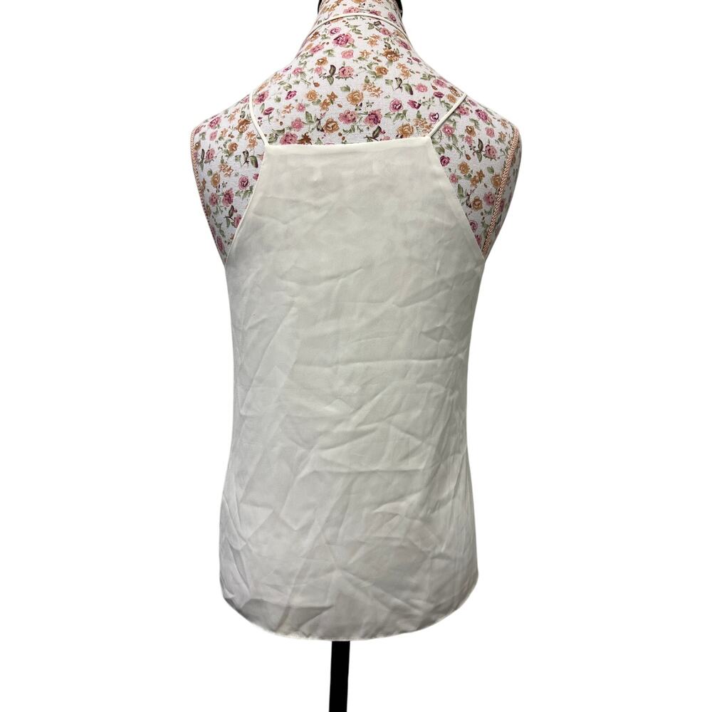🤍 WAYF Lace Trim Halter Top M – Cream Boho Festival Y2K Cami - Picture 5 of 6